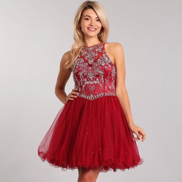 Dresses & Skirts - 1824 burgundy dressDress